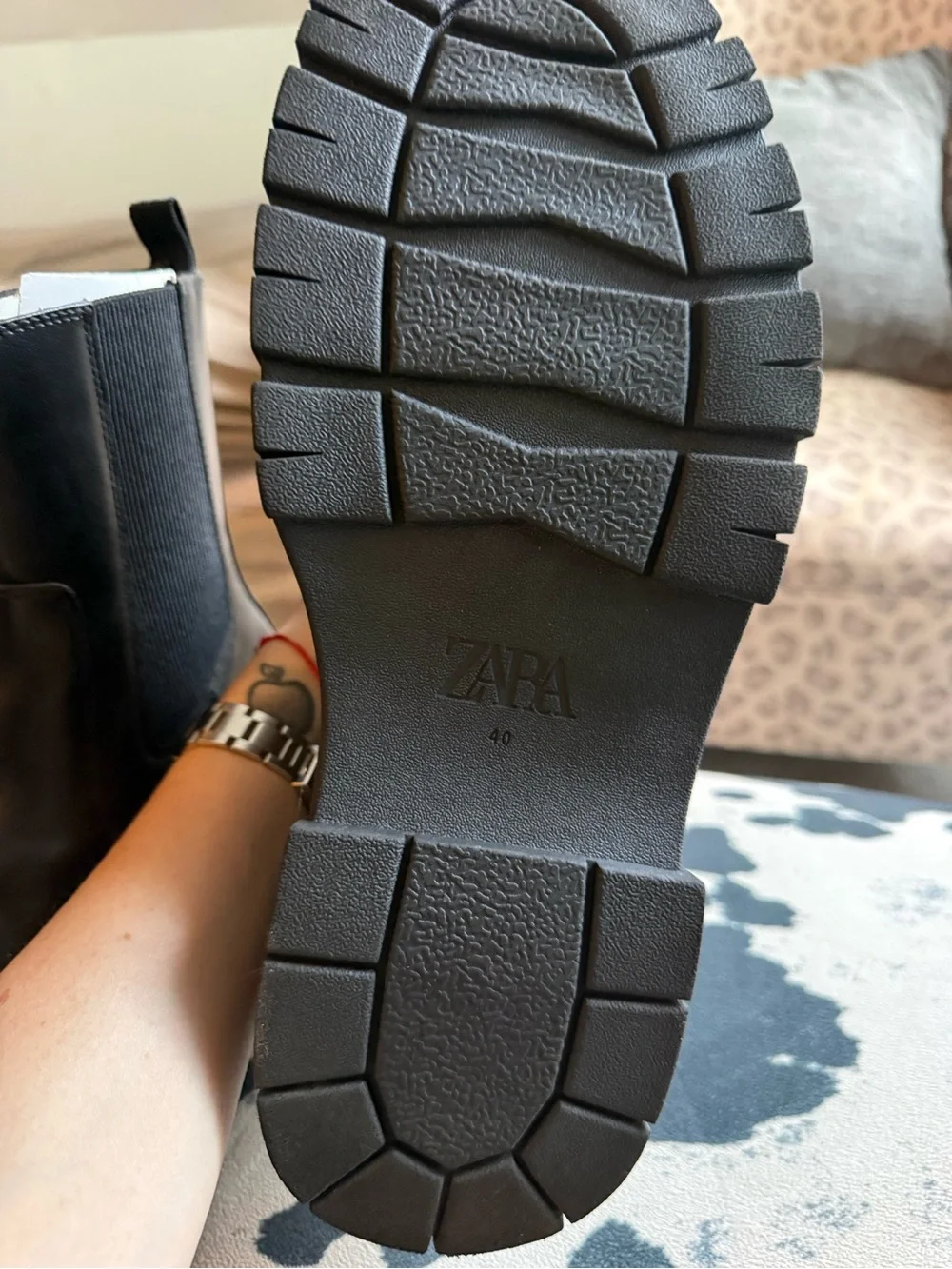 Zara Women’s Black Platform Boots
